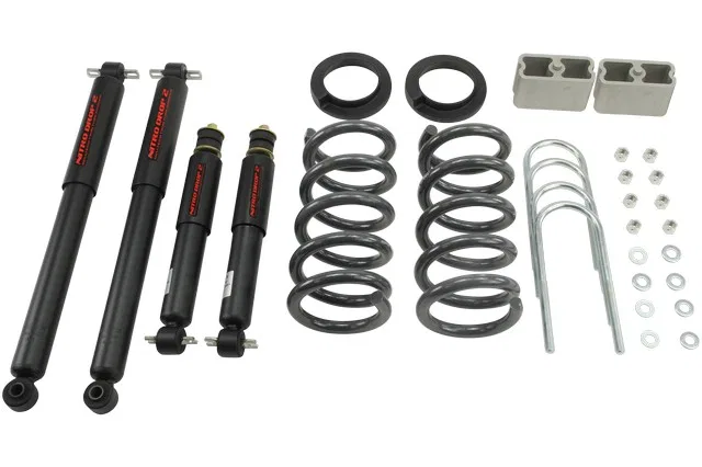 630ND – BELLTECH Lowering Kit, 2 Or 3 Inch Front 3 Inch Rear Drop Shock Absorbers Included With Nitro Drop II Shock A...